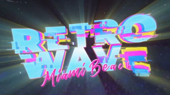 Videohive Retro Wave Intro 31004869 1 Videohive Retro Wave Intro 31004869