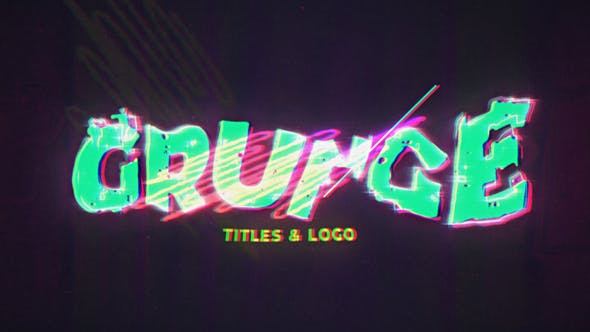 Videohive Grunge Glitch Intro & Logo 31445517