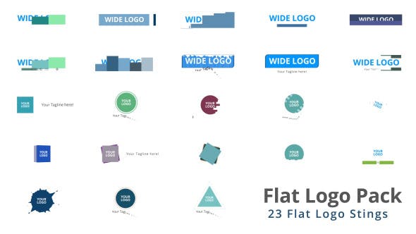 Videohive Flat Logo Pack 9300776 1 Videohive Flat Logo Pack 9300776
