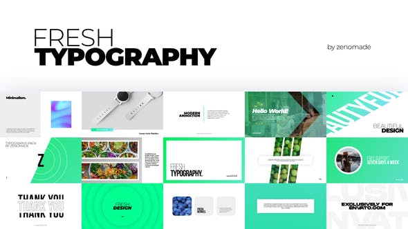Videohive Fresh Typography 32479250 1 Videohive Fresh Typography 32479250