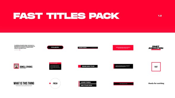 Videohive Fast Titles Pack 32602896 1 Videohive Fast Titles Pack 32602896