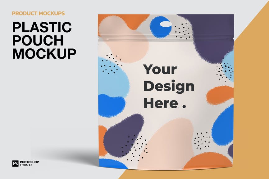 Plastic Pouch - Mockup 1 Plastic Pouch - Mockup