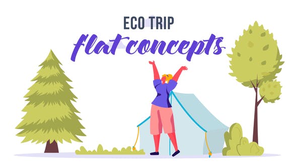 Videohive Eco trip - Flat Concept 33007906 1 Videohive Eco trip - Flat Concept 33007906