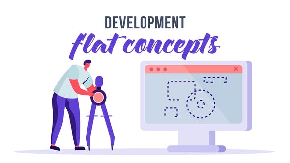 Videohive Development - Flat Concept 32951492 1 Videohive Development - Flat Concept 32951492