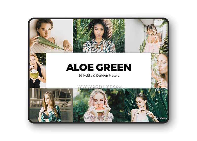 20 Aloe Green Lightroom Presets & LUTs 1 20 Aloe Green Lightroom Presets & LUTs