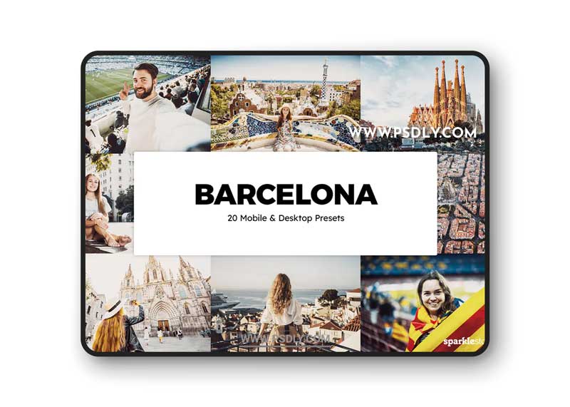 20 Barcelona Lightroom Presets & LUTs 1 20 Barcelona Lightroom Presets & LUTs