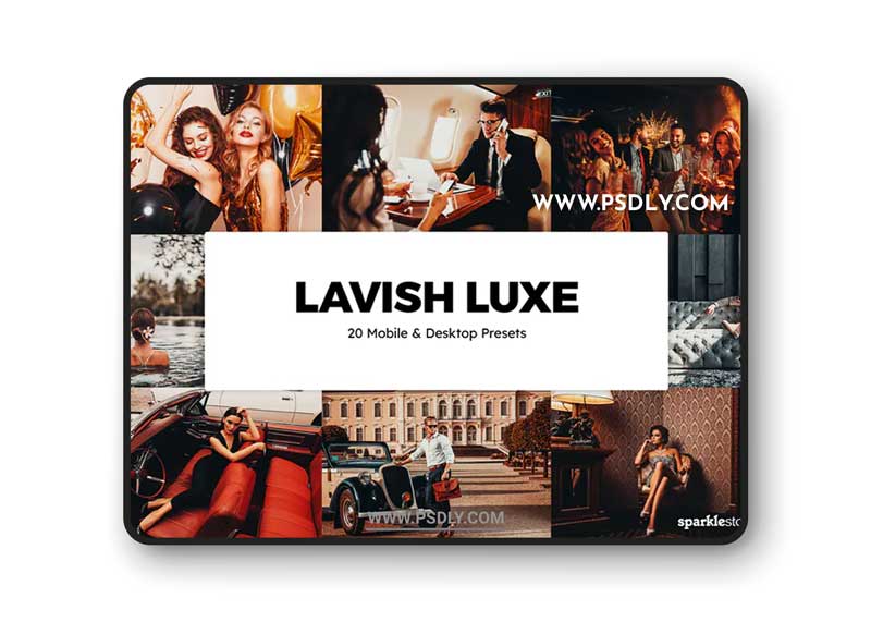 20 Lavish Luxe Lightroom Presets & LUTs 1 20 Lavish Luxe Lightroom Presets & LUTs