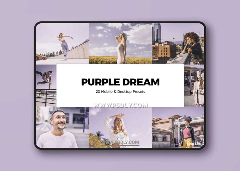 20 Purple Dream Lightroom Presets & LUTs 1 20 Purple Dream Lightroom Presets & LUTs