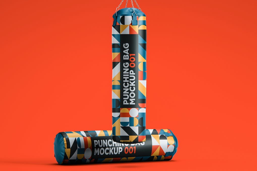 Punching Bag Mockup 001 1 Punching Bag Mockup 001