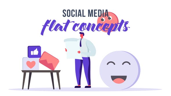 Videohive Social media - Flat Concept 32951541 1 Videohive Social media - Flat Concept 32951541