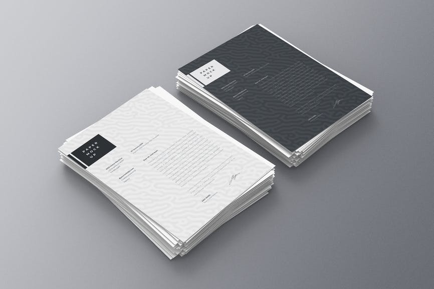 A4 Paper Mockup