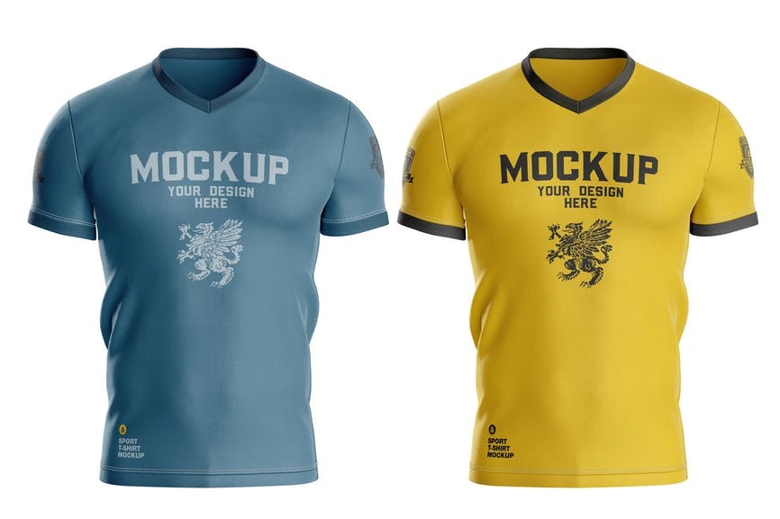 Men’s Sports T-shirt Mockup 1 Men’s Sports T-shirt Mockup