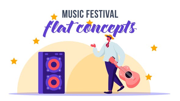 Videohive Music festival - Flat Concept 33124765 1 Videohive Music festival - Flat Concept 33124765