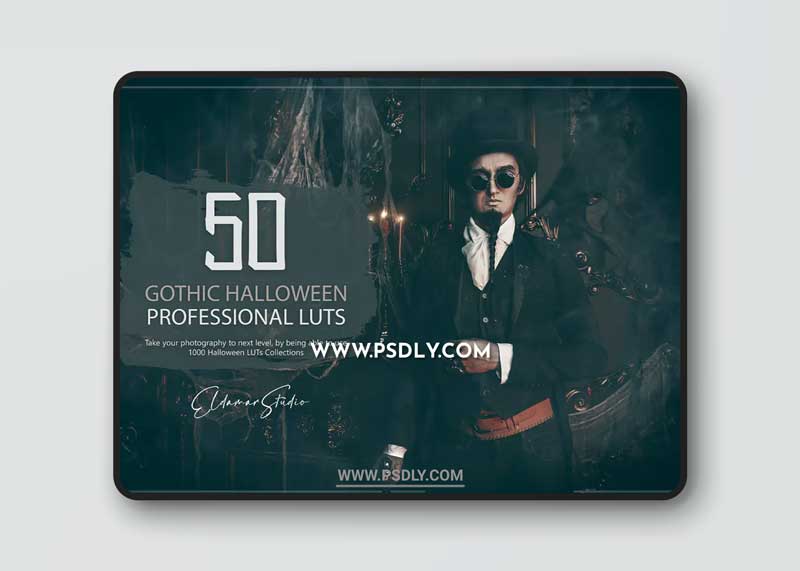 50 Gothic Halloween LUTs and Presets Pack 1 50 Gothic Halloween LUTs and Presets Pack