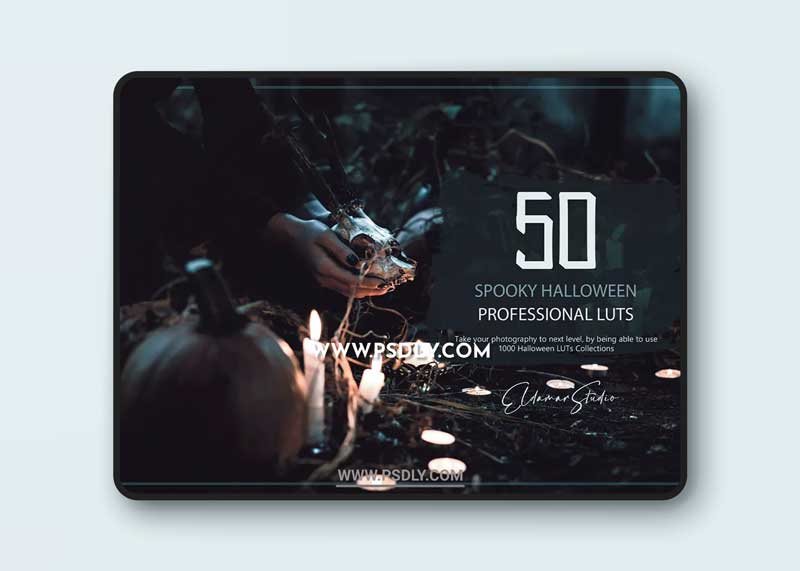 50 Spooky Halloween LUTs and Presets Pack 1 50 Spooky Halloween LUTs and Presets Pack
