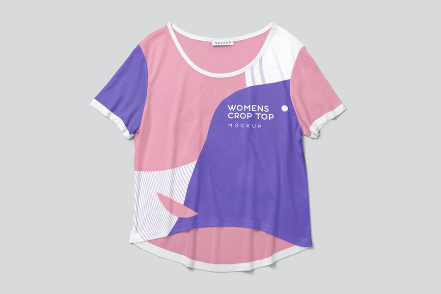 Crop Top Shirt Mockups 1 Crop Top Shirt Mockups