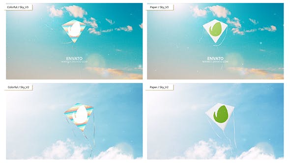Videohive Kite Logo 19571435 1 Videohive Kite Logo 19571435