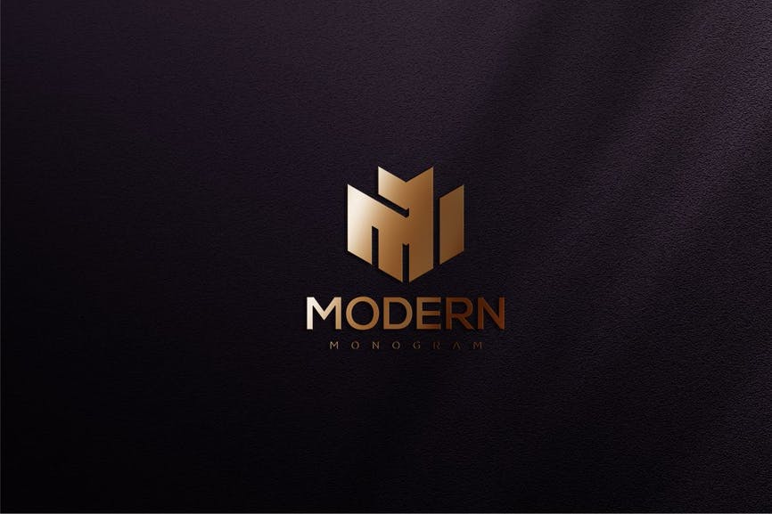 Luxury Gold Texture Logo Mockup 1 luxury gold texture logo mockup