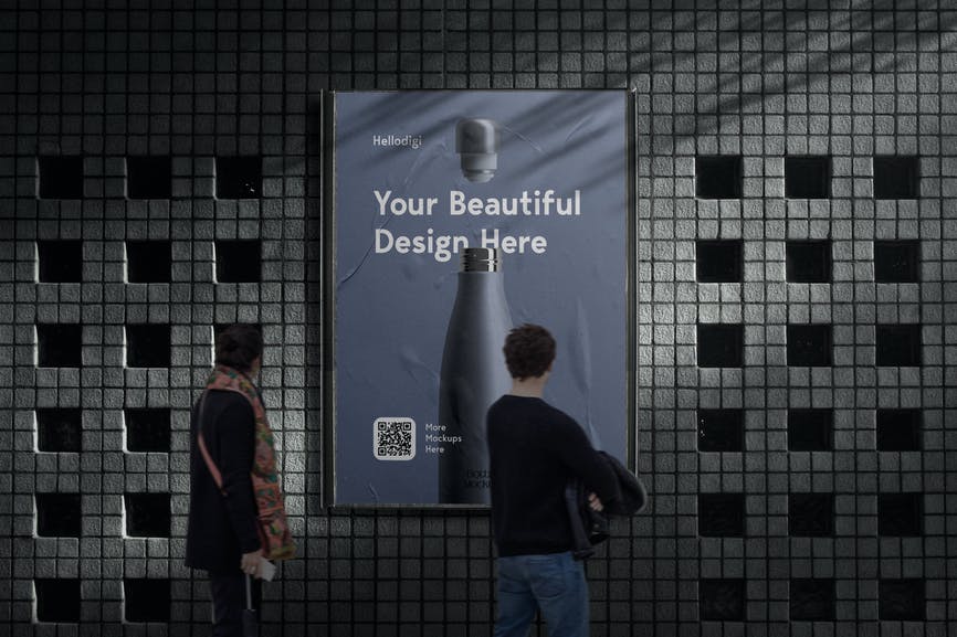 Wall Poster Mockup