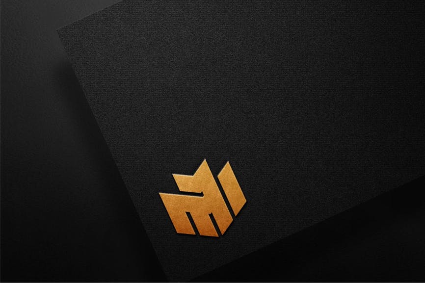 Luxury Gold Logo Mockup 1 luxury gold logo mockup