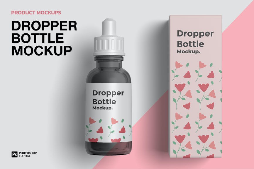 Dropper Bottle - Mockup 1 Dropper Bottle - Mockup