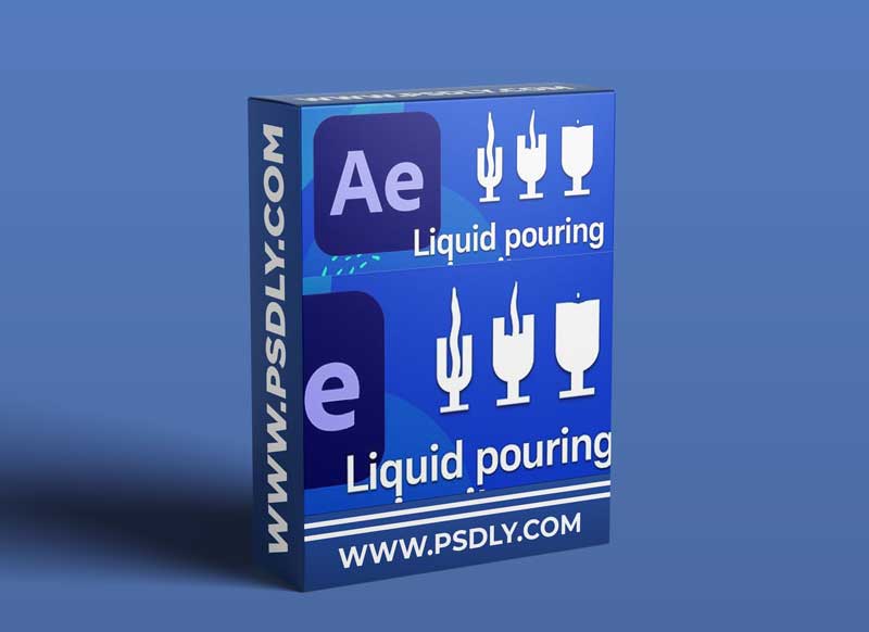 After Effects Liquid Pouring Animation 1 After Effects Liquid Pouring Animation