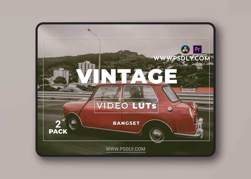 Bangset Vintage Pack 2 Video LUTs 1 Bangset Vintage Pack 2 Video LUTs