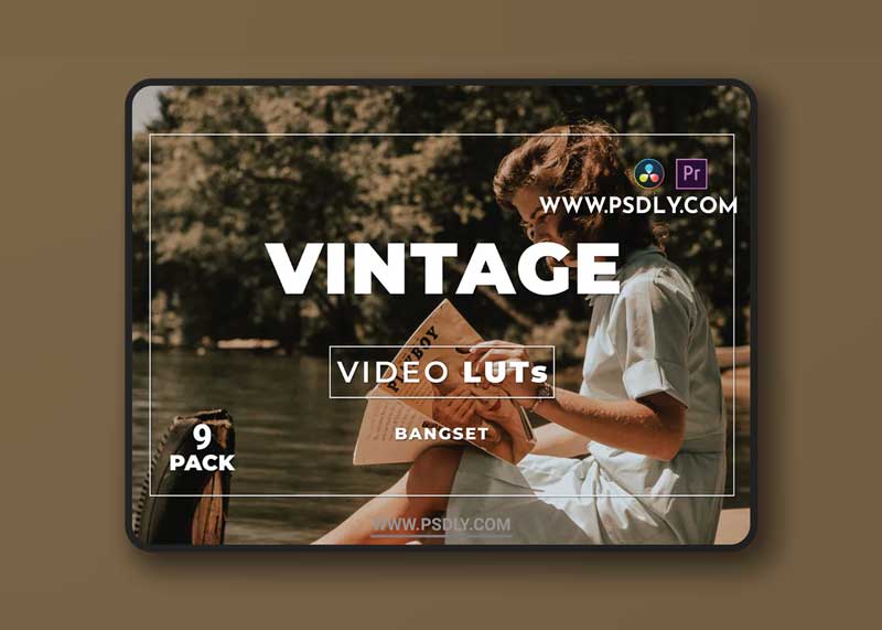 Bangset Vintage Pack 9 Video LUTs 1 Bangset Vintage Pack 9 Video LUTs