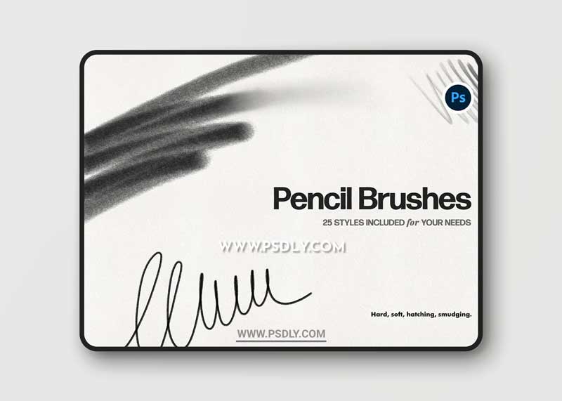 Basic Pencil Photoshop Brushes 1 Basic Pencil Photoshop Brushes
