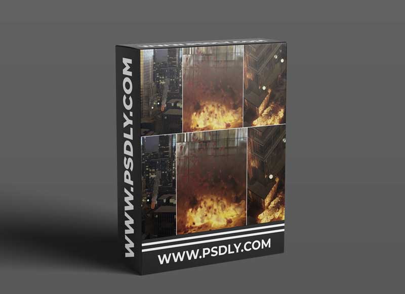 Blender fire and smoke simulations: an asteroid falling on a city 1 Blender fire and smoke simulations: an asteroid falling on a city