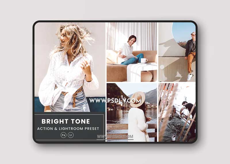 Bright Tone Action & Lightrom Presets 1 Bright Tone Action & Lightrom Presets