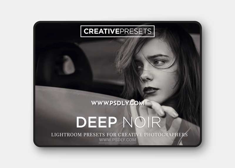 CM - Deep Noir B&W Lightroom Presets 2043083 1 CM - Deep Noir B&W Lightroom Presets 2043083