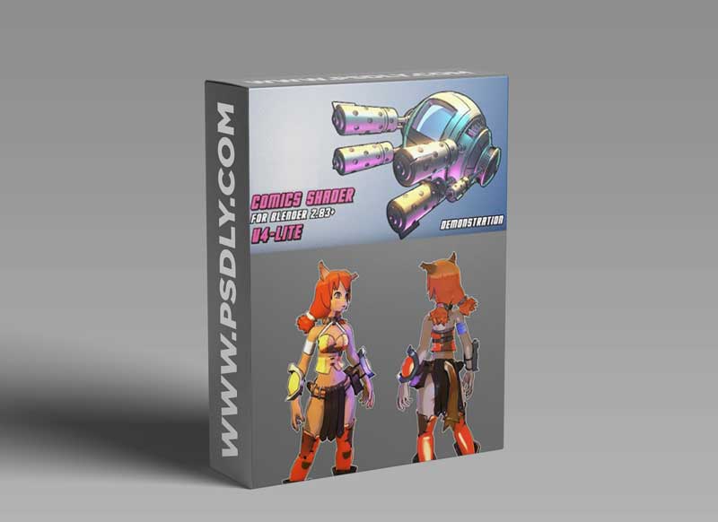 Comics Shader LITE v4.0 for Blender 2.83+ 1 Comics Shader LITE v4.0 for Blender 2.83+