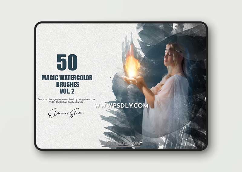 CreativeMarket - 50 Magic Watercolor Brushes - Vol. 2 6258392 1 CreativeMarket - 50 Magic Watercolor Brushes - Vol. 2 6258392