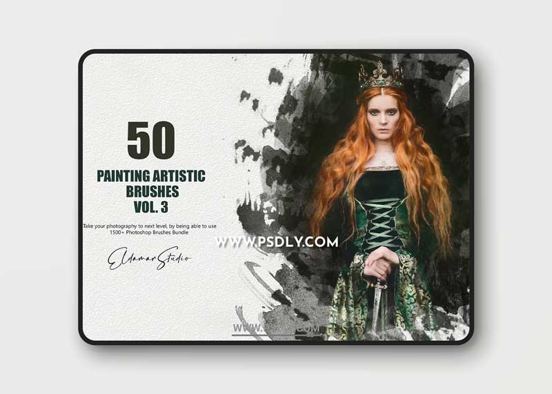CreativeMarket - 50 Painting Artistic Brushes - Vol. 3 6258424 1 CreativeMarket - 50 Painting Artistic Brushes - Vol. 3 6258424