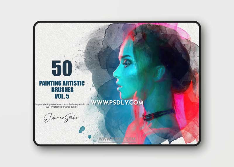 CreativeMarket - 50 Painting Artistic Brushes - Vol. 5 6259372 1 CreativeMarket - 50 Painting Artistic Brushes - Vol. 5 6259372