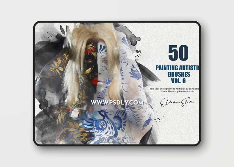 CreativeMarket - 50 Painting Artistic Brushes - Vol. 6 6259375 1 CreativeMarket - 50 Painting Artistic Brushes - Vol. 6 6259375