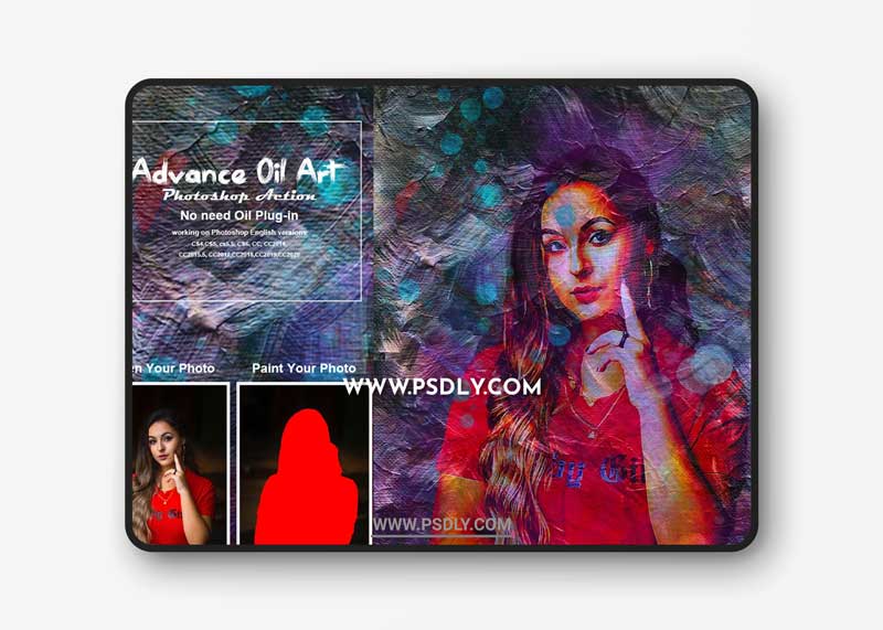 CreativeMarket - Advance Oil Art Photoshop Action 5362565 1 CreativeMarket - Advance Oil Art Photoshop Action 5362565