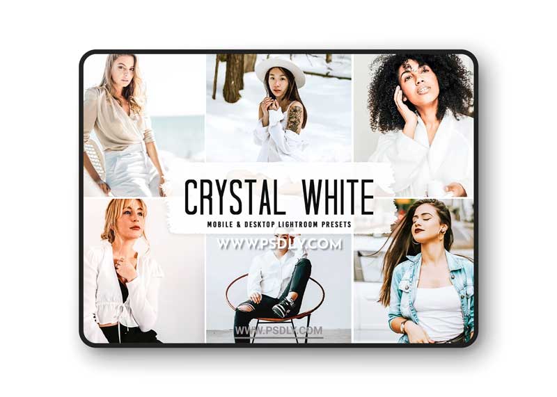 CreativeMarket - Crystal White Pro Lightroom Presets 6282586 1 CreativeMarket - Crystal White Pro Lightroom Presets 6282586