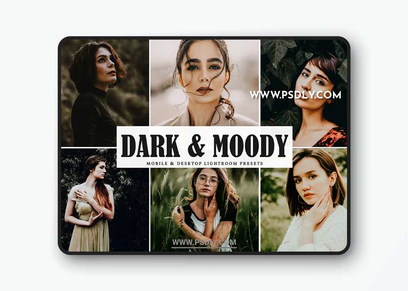 CreativeMarket - Dark & Moody Lightroom Presets 3976046 1 CreativeMarket - Dark & Moody Lightroom Presets 3976046