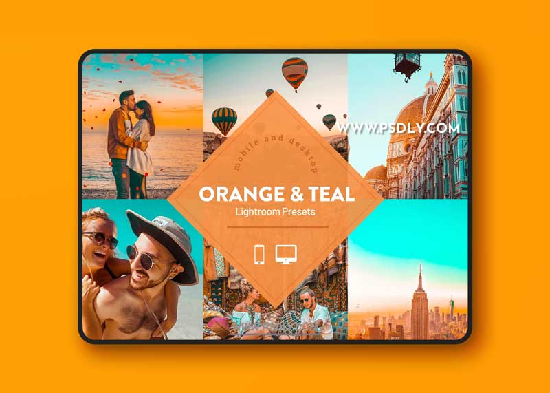 CreativeMarket - Orange & Teal Lightroom Presets 5331432 1 CreativeMarket - Orange & Teal Lightroom Presets 5331432