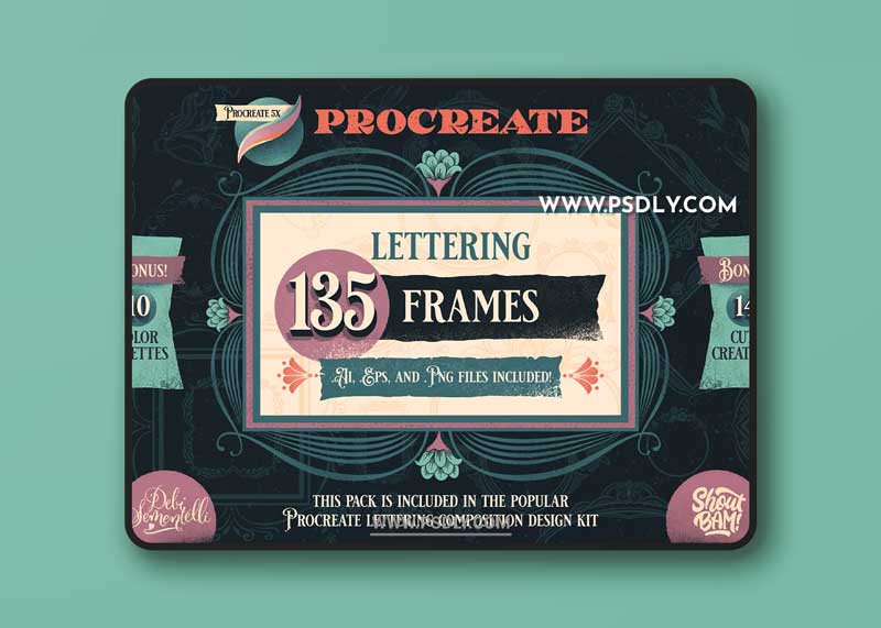 CreativeMarket - Procreate Frame Brush Stamps 5755575 1 CreativeMarket - Procreate Frame Brush Stamps 5755575