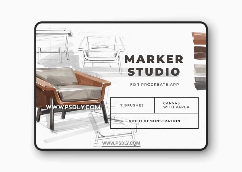 CreativeMarket - Realistic Procreate Marker Kit 6008764 1 CreativeMarket - Realistic Procreate Marker Kit 6008764