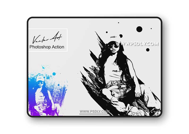 CreativeMarket - Vector Art Photoshop Action 5295274 1 CreativeMarket - Vector Art Photoshop Action 5295274
