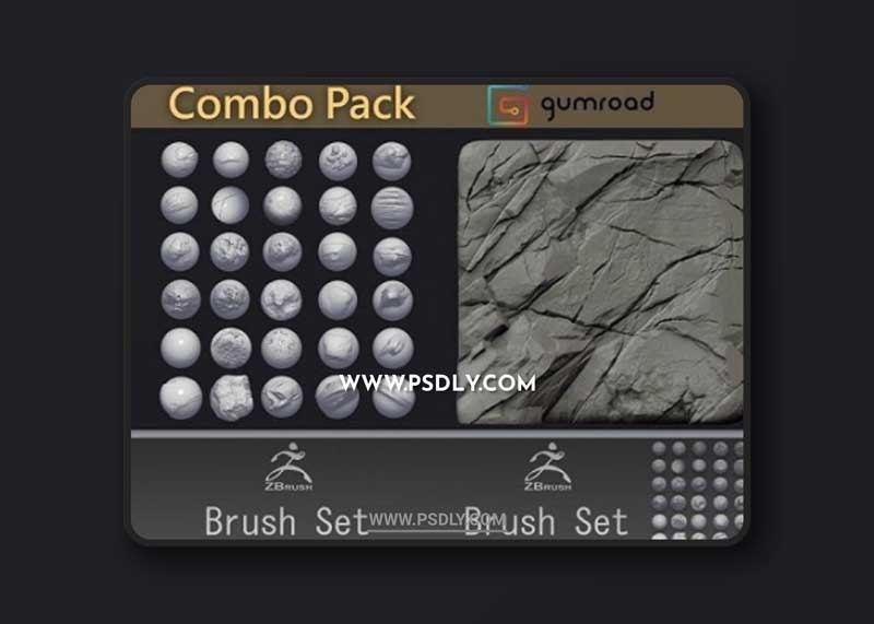 Custom Zbrush Brush Combo Pack 1 Custom Zbrush Brush Combo Pack