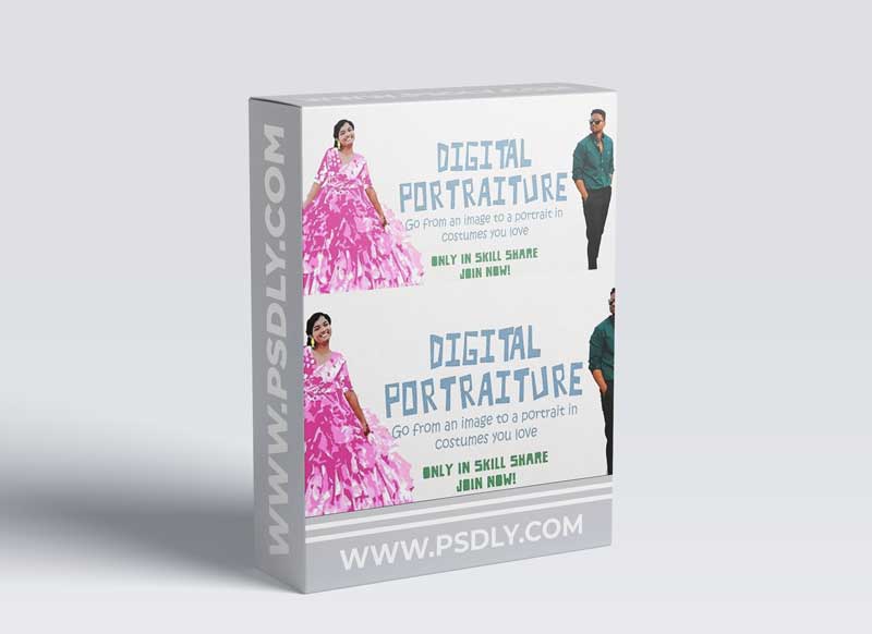 Digital Portrait in Illustrator for Beginners 1 Digital Portrait in Illustrator for Beginners