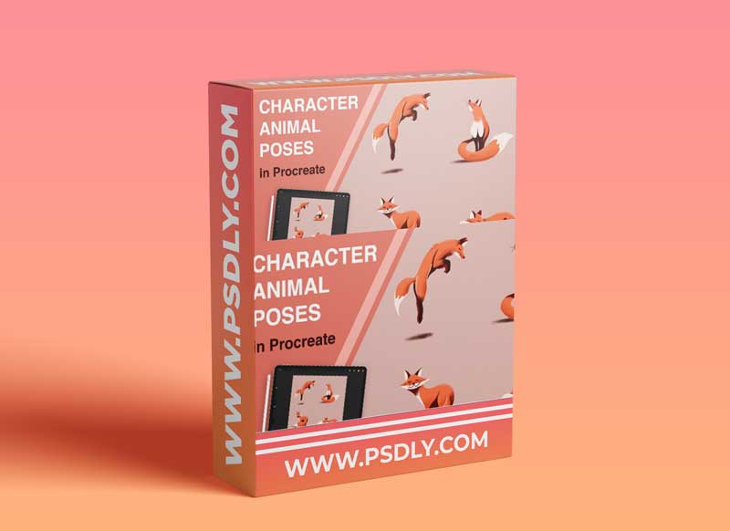 Drawing Animal Character Poses : in Procreate 1 Drawing Animal Character Poses : in Procreate