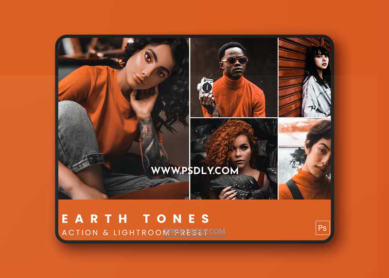 Earth Tones Action & Lightroom Preset 1 Earth Tones Action & Lightroom Preset