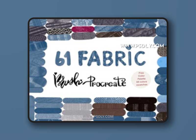 Fabric Brushes for Procreate, Texture 13890379 1 Fabric Brushes for Procreate, Texture 13890379