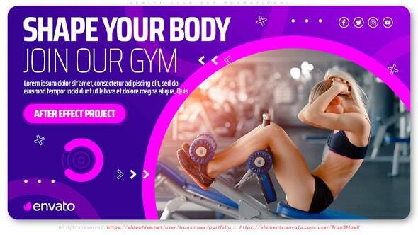 Videohive Health Club Gym Promotional 32950468 1 Videohive Health Club Gym Promotional 32950468